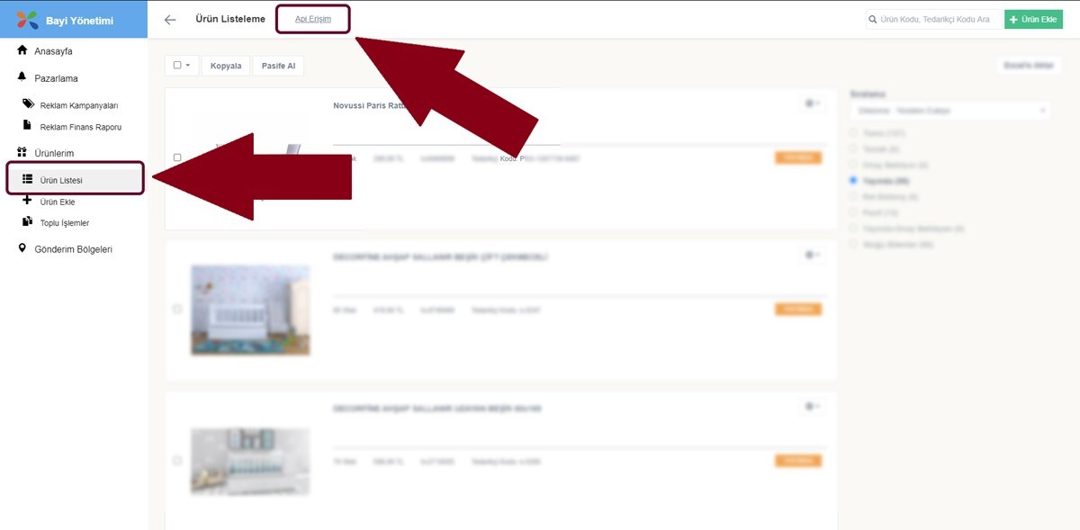 Çiçek Sepeti Api Anahtarı Alma?