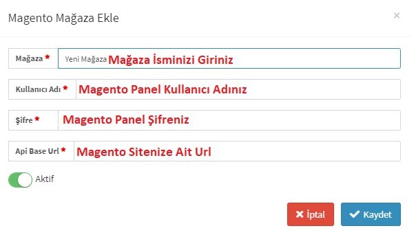 Magento Entegrasyonu Api Oluşturma ve PraPazar'a Bağlama
