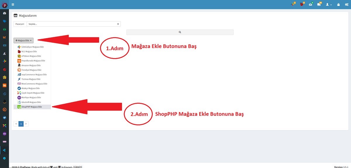 ShopPHP Api Bilgisi Almak_| PraPazar Api Almak