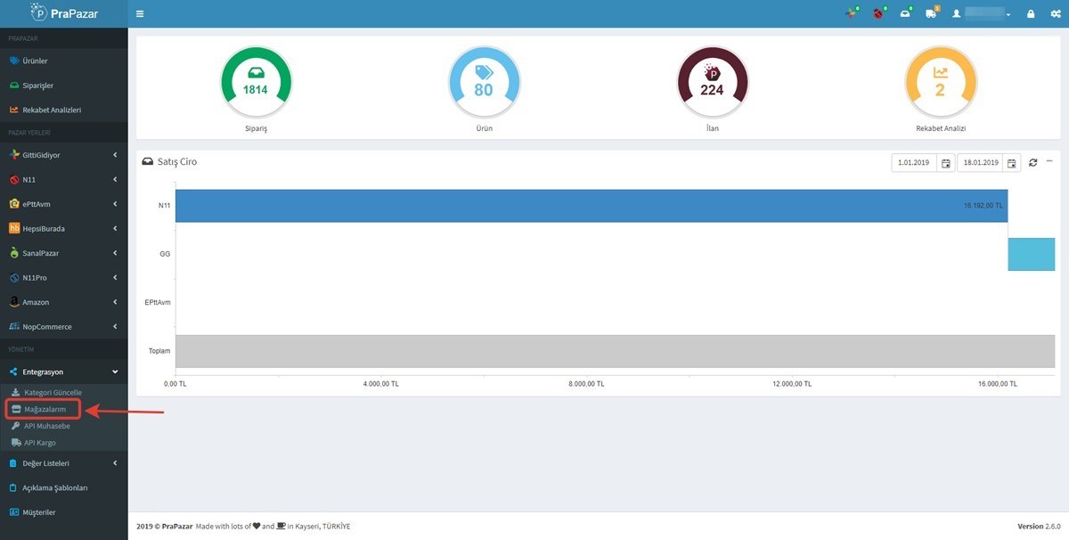 Ticimax Api Bilgisi Almak
