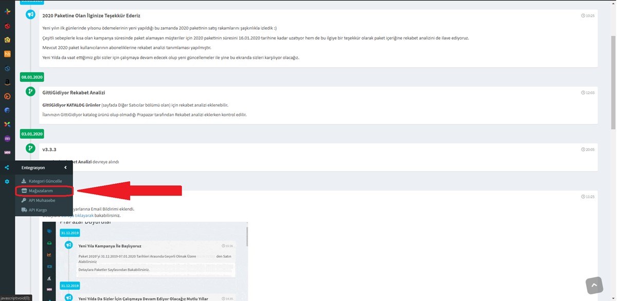 IdeaSoft Api Anahtarı Alma
