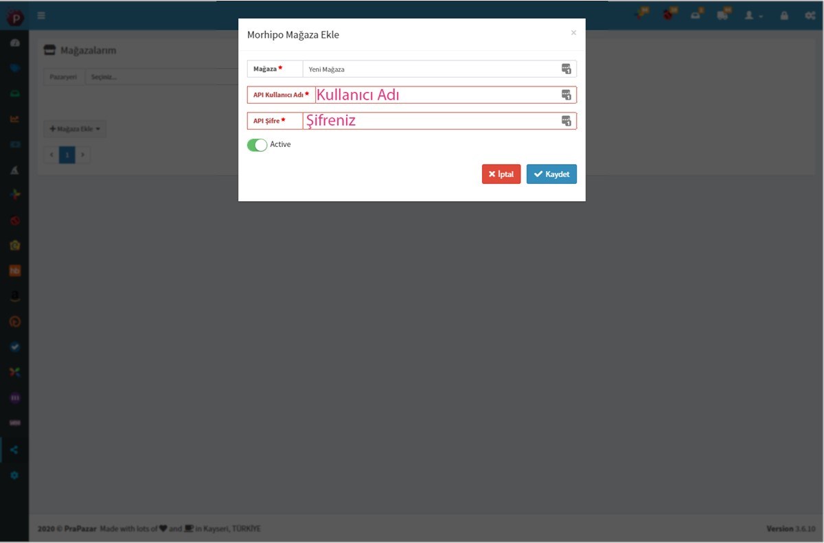 Morhipo Api Bilgileri Nasıl Alınır?