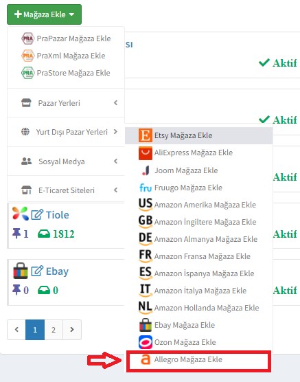 Allegro Entegrasyonu Nasıl Yapılır