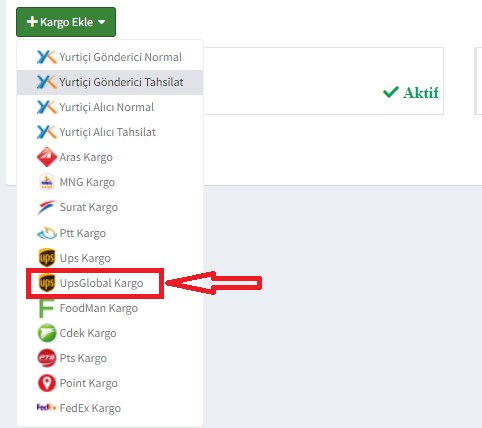 Ups Global Kargo