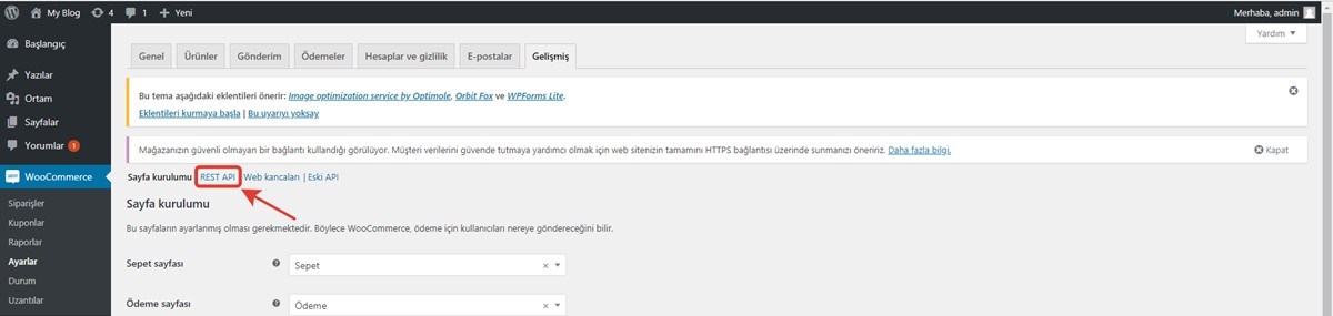 WooCommerce Api Anahtarı Oluşturma ve Prapazar'a Bağlama