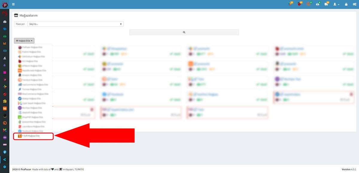 Tsoft Api Anahtarı Alma