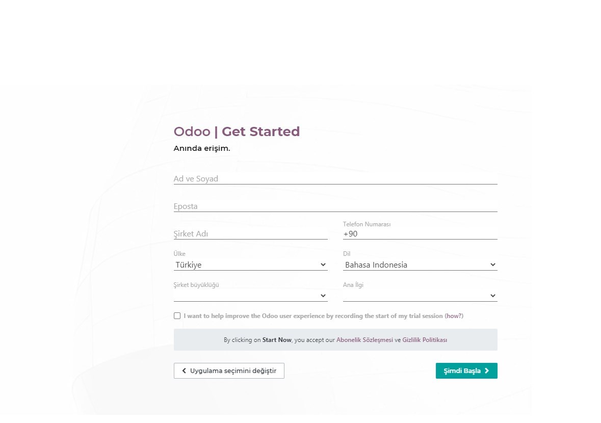 Odoo Ön Muhasebe Entegrasyonu