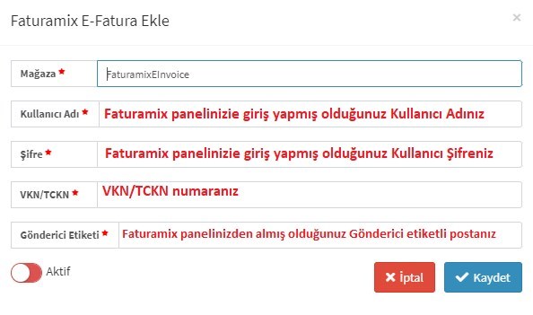 Faturamix E-Fatura Entegrasyonu Nasıl Yapılır?