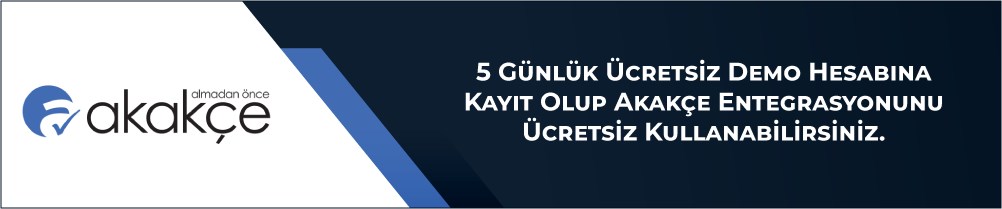 Akakçe Entegrasyonu