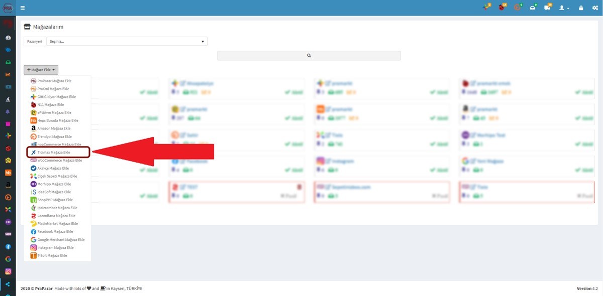 Ticimax Api Bilgisi Almak