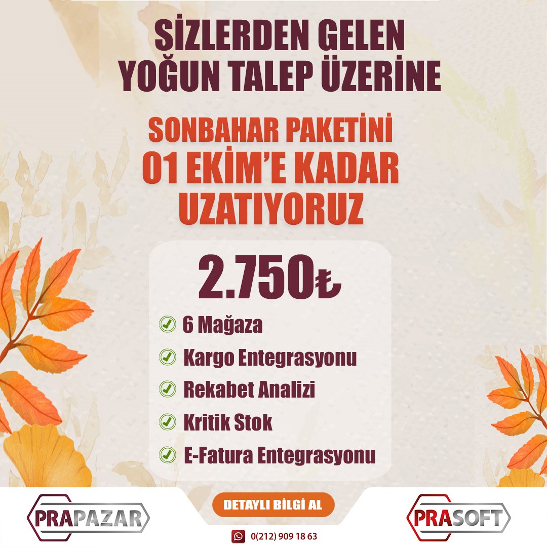 Sonbahar Paketi Uzatma
