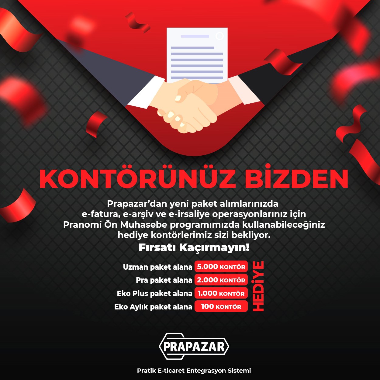 Kontörünüz Bizden
